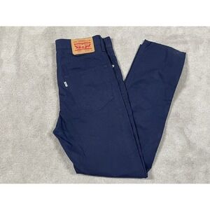 Levi's 522 Pants Mens 29x30 Blue Slim Taper Leg Chino White Tab 100% Cotton